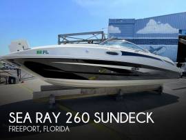 2010, Sea Ray, 260 Sundeck