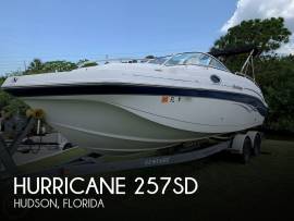 2006, Hurricane, SunDeck 257 DC I/O