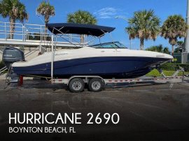 2019, Hurricane, 2690 Sundeck OB