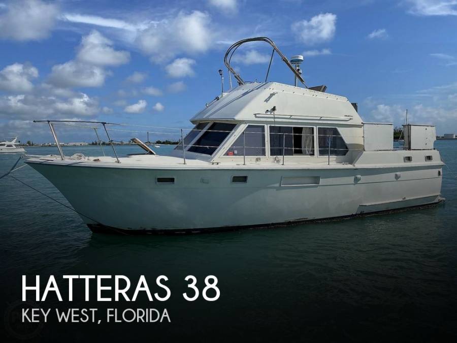 1973 Hatteras 38 Double Cabin Power Boats, Aft Cabins For Sale in Key ...