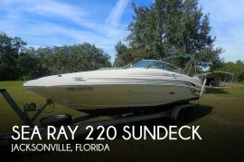 2002, Sea Ray, 220 Sundeck